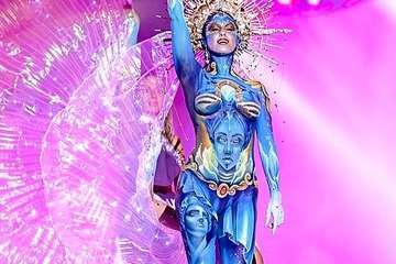 Tapicería Peñate, de Telde, se lleva el tercer premio del concurso de Maquillaje Corporal de 'Studio 54'/Lpcarnaval.